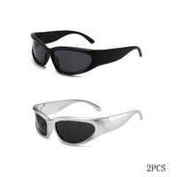 2PCSBlackSilverGrey