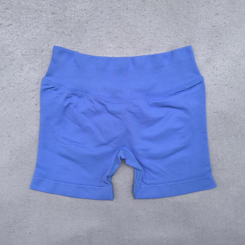 Shorts Women Seamless Yoga Shorts Scrunch Bum Gym Shorts Workout Low Waist Short Leggings Booty Stretch Running Shorts