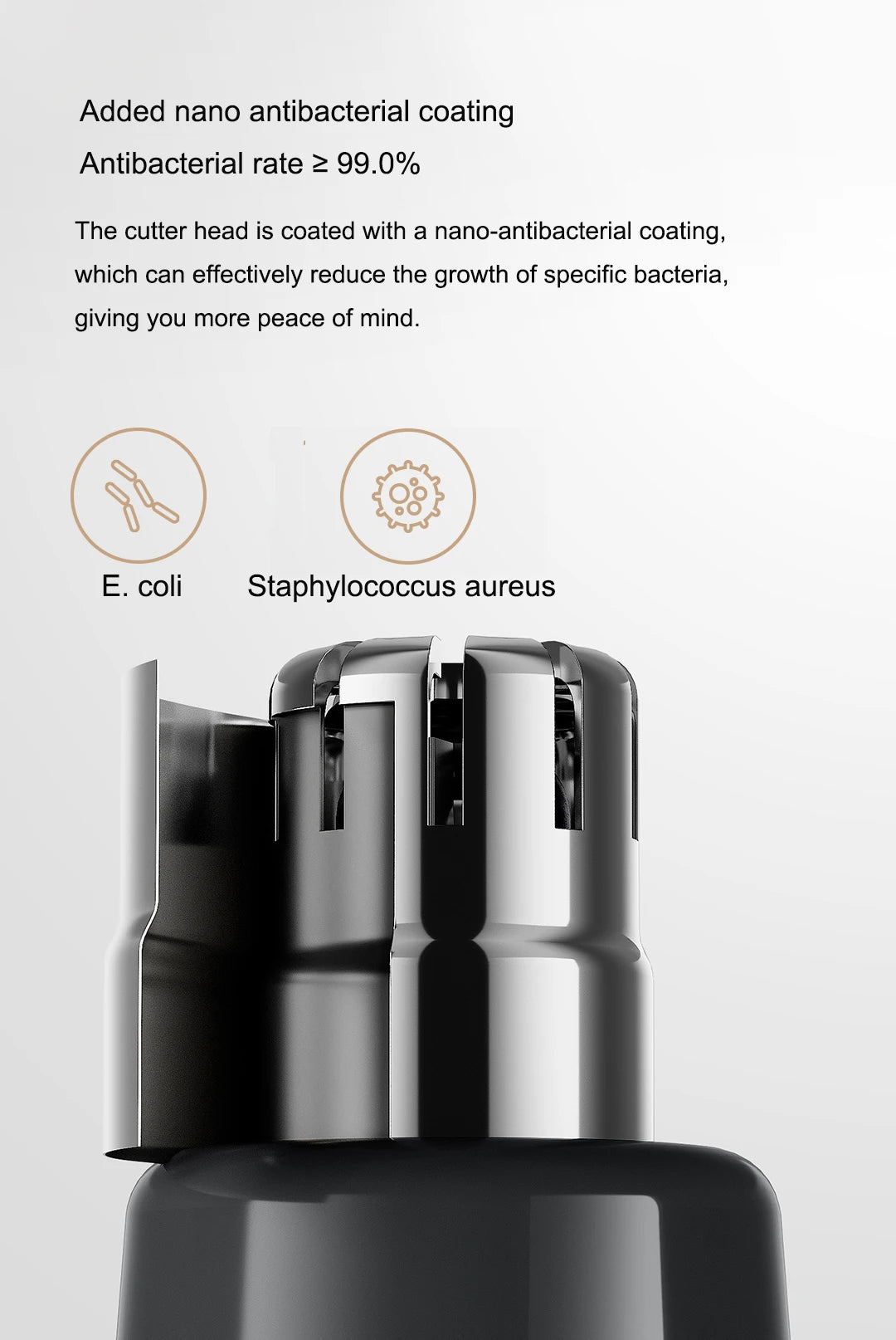 Xiaomi Mijia Electric Nose Hair Trimmer Portable Nose Ears Hair Eyebrow Trimmer  for Men Rechargeable Painless Clipper