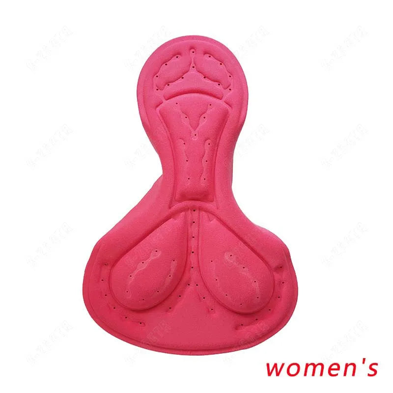 Men Cycling Gel Pad 9D Shockproof Pink Cushioned Pad Women Breathable Hole Riding Base Cushion 12D 19D 20D Moto Silicone Gel Pad