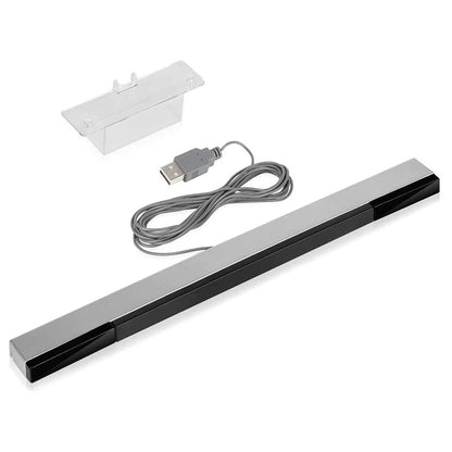 Wired Motion Sensor Receiver with Extension Cord Wired USB Infrared Ray Sensor Receiver IR Signal Ray for Nintendo Wii/Wii U