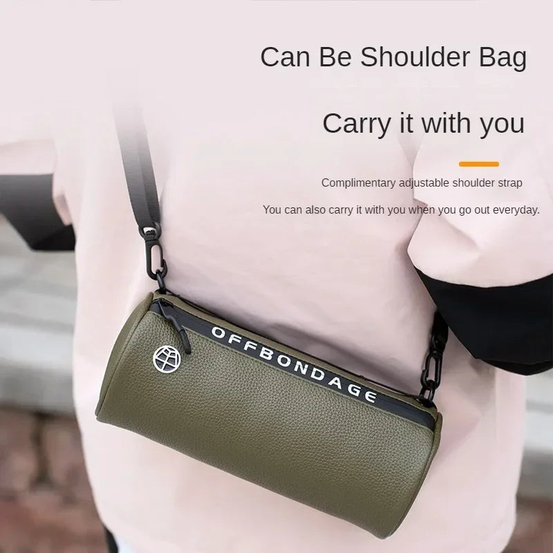 OFFBONDAGE Bicycle Front Tube Bag Large Capacity motorcycle Handlebar Bag Portable Multifunctional Shoulder Bag Bike Waterproof