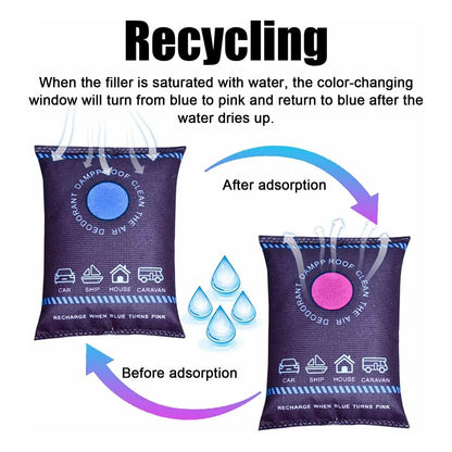 Dehumidification Bag,Professional Car Moisture Absorber Car Interior From Humidity Damage,Home Closet Humidity Absorber Bag