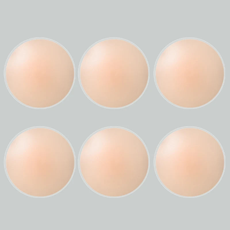 2/6/10 Reusable Silicone Nipple Patches, Seamless Self-adhesive Anti Protrusion Nipple Patches, Women's Underwear Accessories