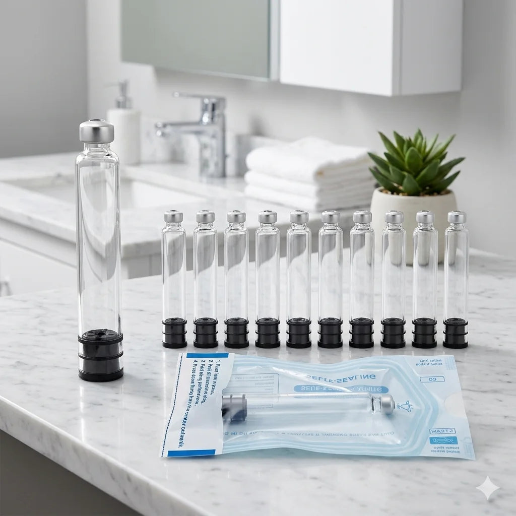 10/20/50/100Pcs Sterile Insulin Cartridges 3ml Cassette Bottle for Insulin Injection Pen Individual Packaging Medical Aesthetics