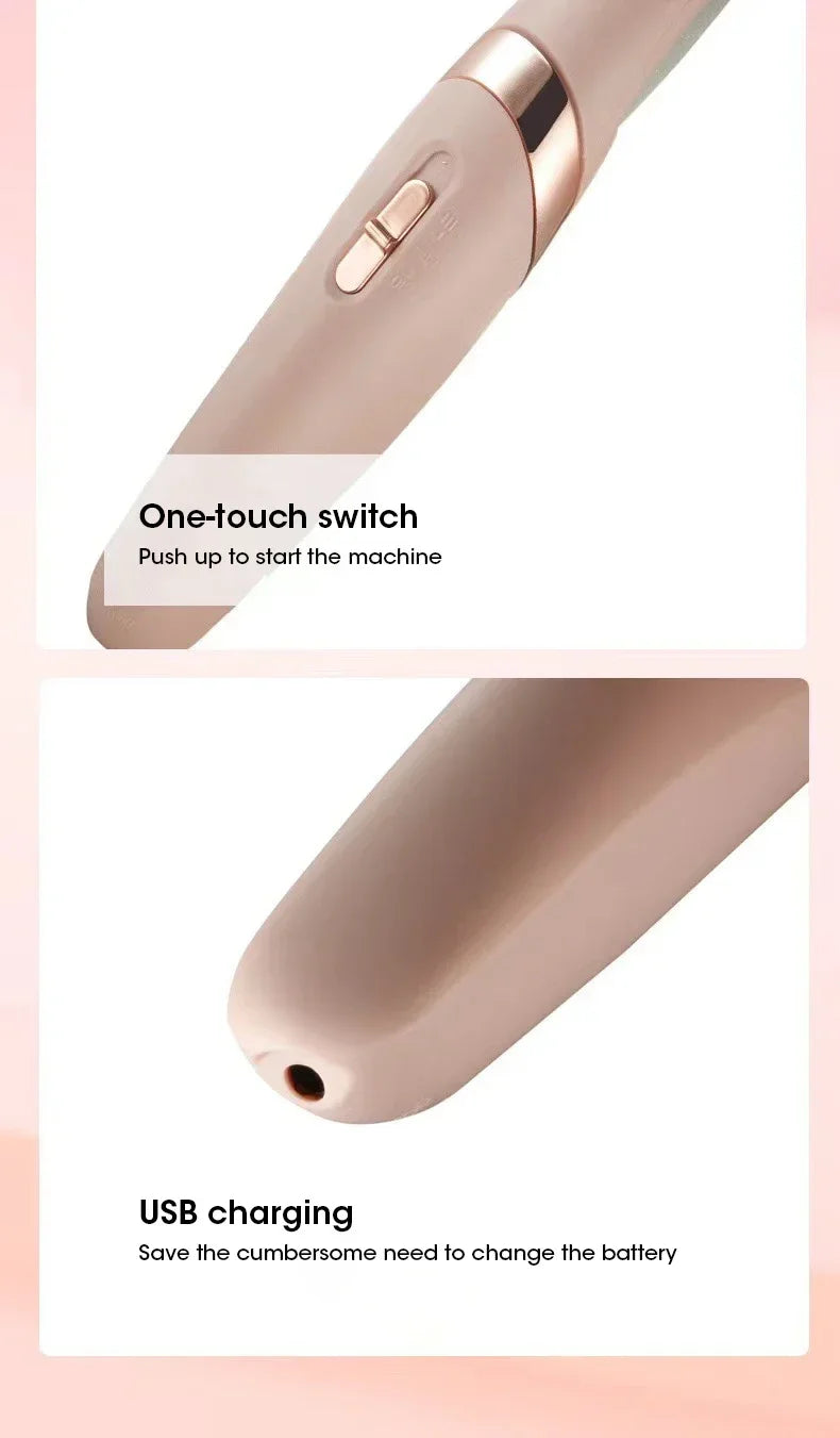 NEW in USB Electric Dead Skin Pedicure Automatic Foot Grinder Rechargeable Roller Feet Pedicure Tool with Removable Roller Heads