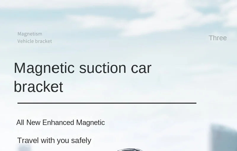 Magnetic Car Phone Holder Stand Universal Mount for iPhone 15/14/13 Samsung Support Bracket GPS Compatible with MacSafe