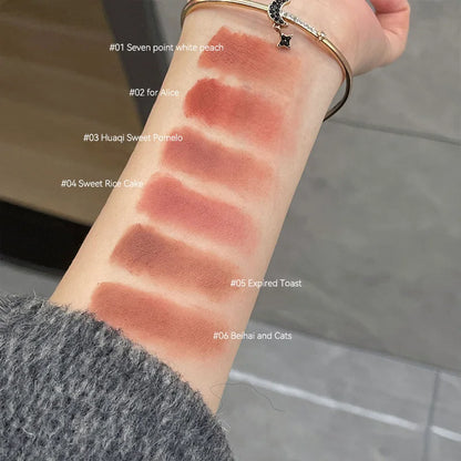 ART VALUE Bearland Velvet Lip Clay — 6-Color Bear Lip Clay, Natural Matte Finish, Skin-Brightening Lip Glaze