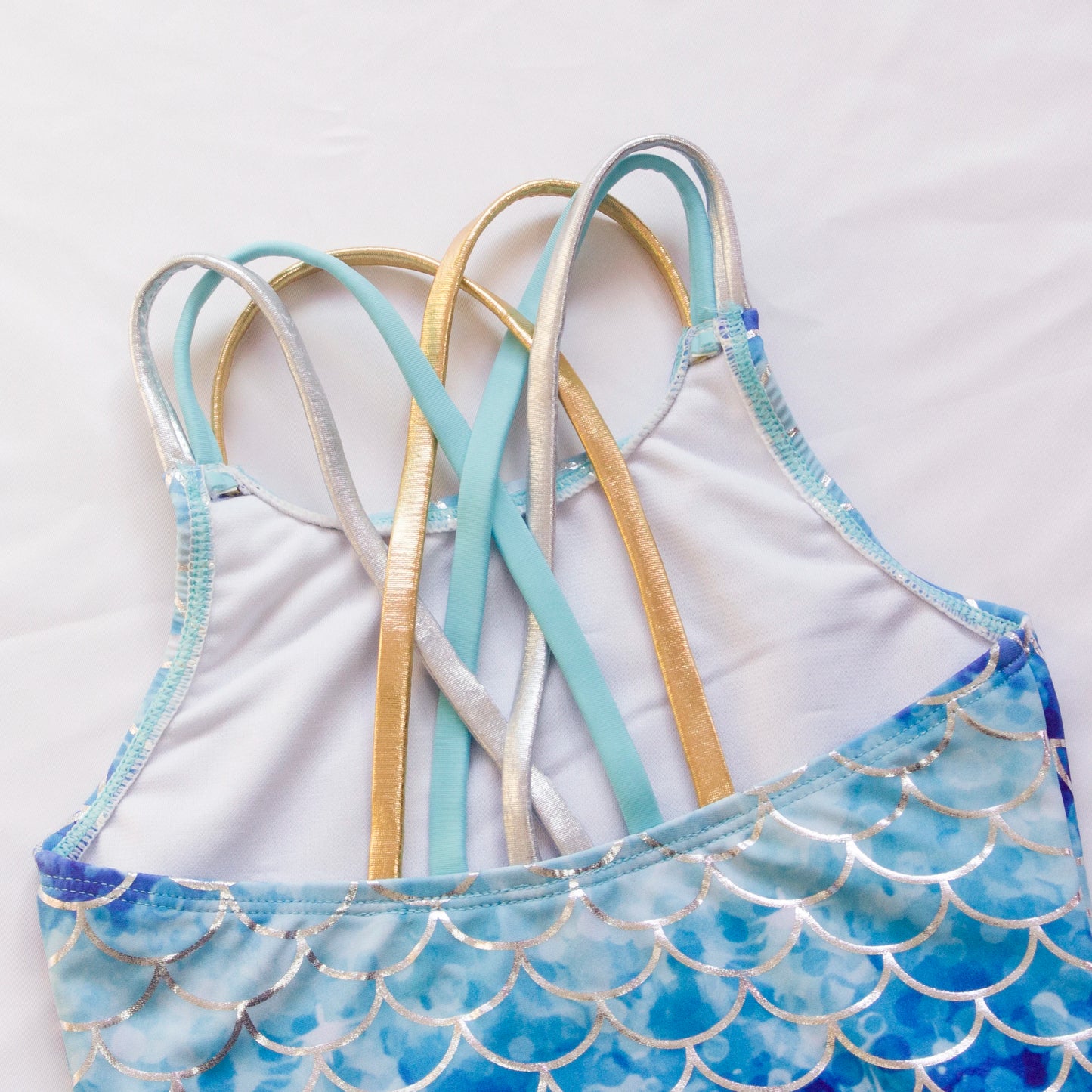 Fishscale Bandage Girls Kids Swimsuit 2026 Shell Shape Embroidery Children Girls One Piece Swimwear Beach Wear Monokini