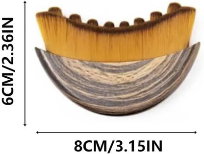 Lymphatic Drainage Brush for Face & Body, Ergonomic Massager Tool, Fits Skin Contours, Detox & Relaxation