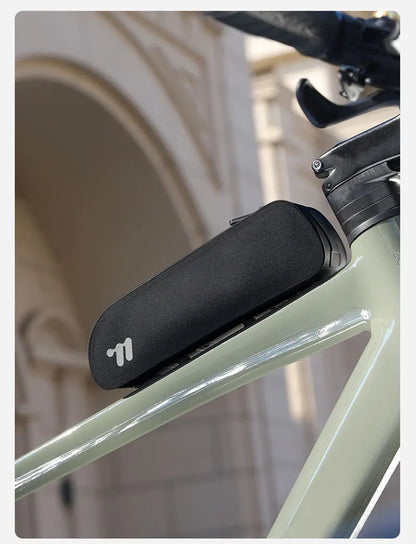 WEST BIKING Bike Top Tube Bag TPU Cycling Front Bag With Screws or Straps Waterproof Windproof Gravel Road Bike Top Frame Bag