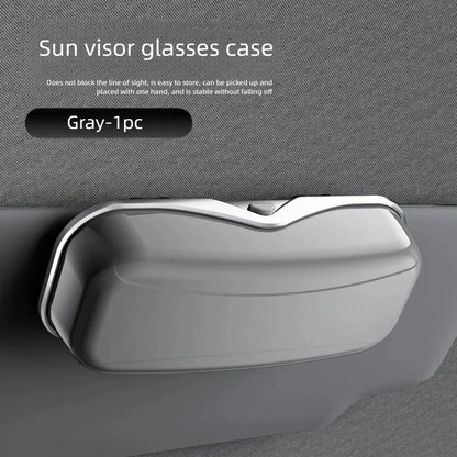 Multifunctional Car Sun Visor Glasses Holder, Portable Eyeglass Storage Box