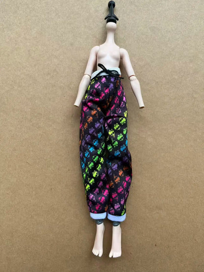 Colorful Dancing Doll Clothes Set Bratss Monster Doll Costume DIY Dressing Toy for Kids Includes Shirt Pants And Accessory