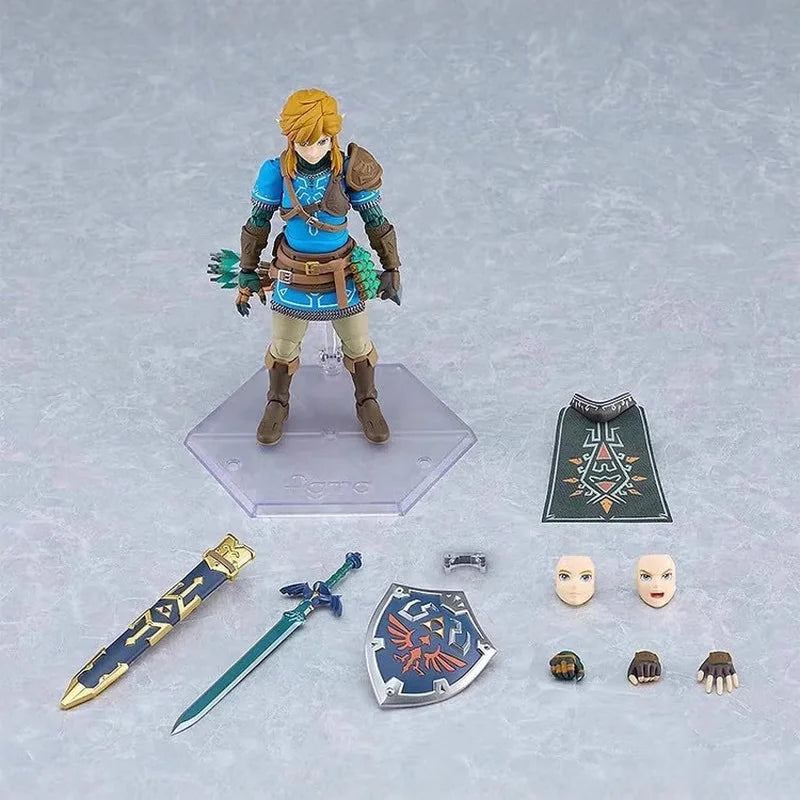 GSC Figma 626 Link Tears of The Kingdom Ver Limited Edition Action Figure In Stock Collectible Model Ornament Toys Birthday Gift