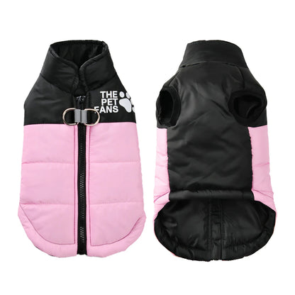 Warm Winter Pet Clothes Windproof Dog Jacket Coat For Small Big Dogs Labrador Costume French Bulldog Golden Retriever Outfits