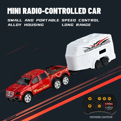 New RC Car MINI Alloy 1/64 Remote Control Car Convenient to Carry 60 Minutes of Work Time Children's Gifts Electronic Toys