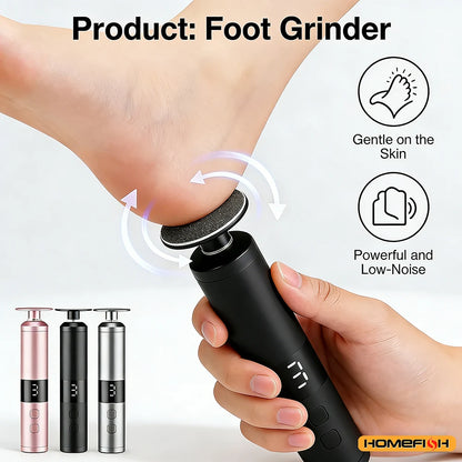 Electric Callus Remover with 3 Speeds & LCD Display, Fast Charging for Home Foot & Hand Care