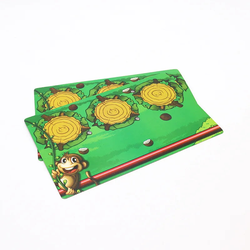 Crazy Monkey Party Board Games Toys Two People Competition Party Table Games Toys Cartoon Monkey Shooting Ball Interactive Toy