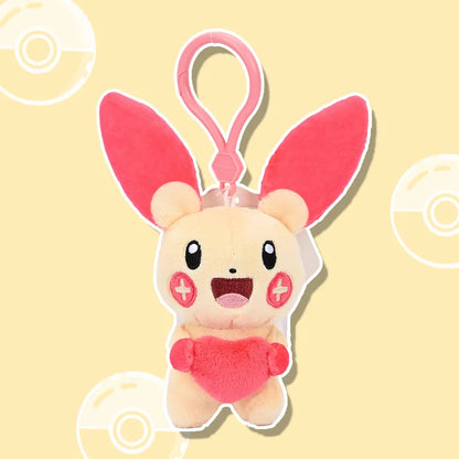 Pokemon Jigglypuff Charmander Gengar Squirtle Mimikyu Kawaii Plush Stuffed Toy Keychain Backpack Pendant Keyring Birthday Gifts