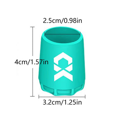 Silicone Fishing Rod End Cap Protector Lightweight Durable Fishing Rod Plug Tail Protector Elastic Handle Protective Case Carp