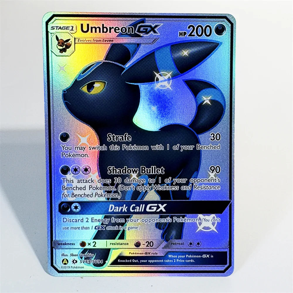 PKM Single Cards Classic Foil Cards Diantha Umbreon Squirtle Greninja GX Mewtwo GX Game Collection PTCG PROXY