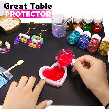 50X40/60X40cm Large Silicone Table Mat High Quality Waterproof Placemat Resin Pad for DIY Jewelry Making Accessories Baking Mat