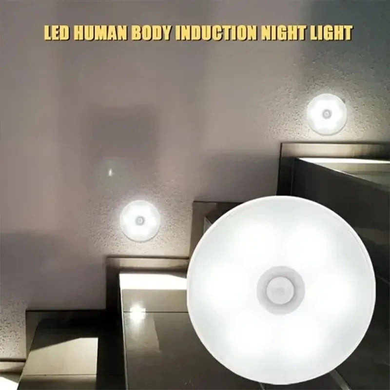 LED Night Light USB Charging Intelligent Human Induction For Bedside Cabinet Home Wardrobe Motion Sensor Light Led Lamp