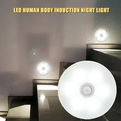 LED Night Light USB Charging Intelligent Human Induction For Bedside Cabinet Home Wardrobe Motion Sensor Light Led Lamp