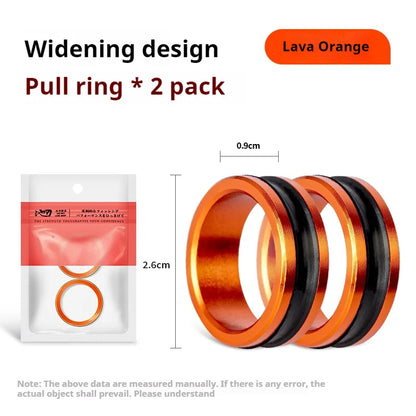 1pc/2pcs Alloy cable ring Fast line cutting Anti-slip Protect hands/fishing reel Tighten the leader knot fishing tools