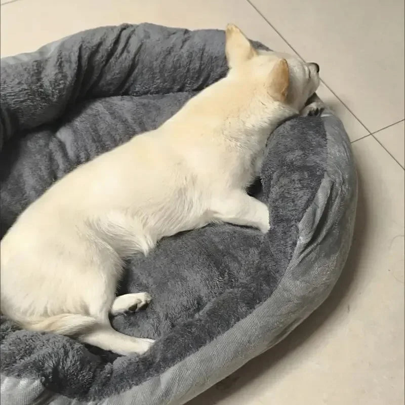 Soft Warm Dog Bed Pets Basket Cat House Sofa for Medium Large Dog Sofa Bed Cushion Dog Bed House Pet Supplies Accessories