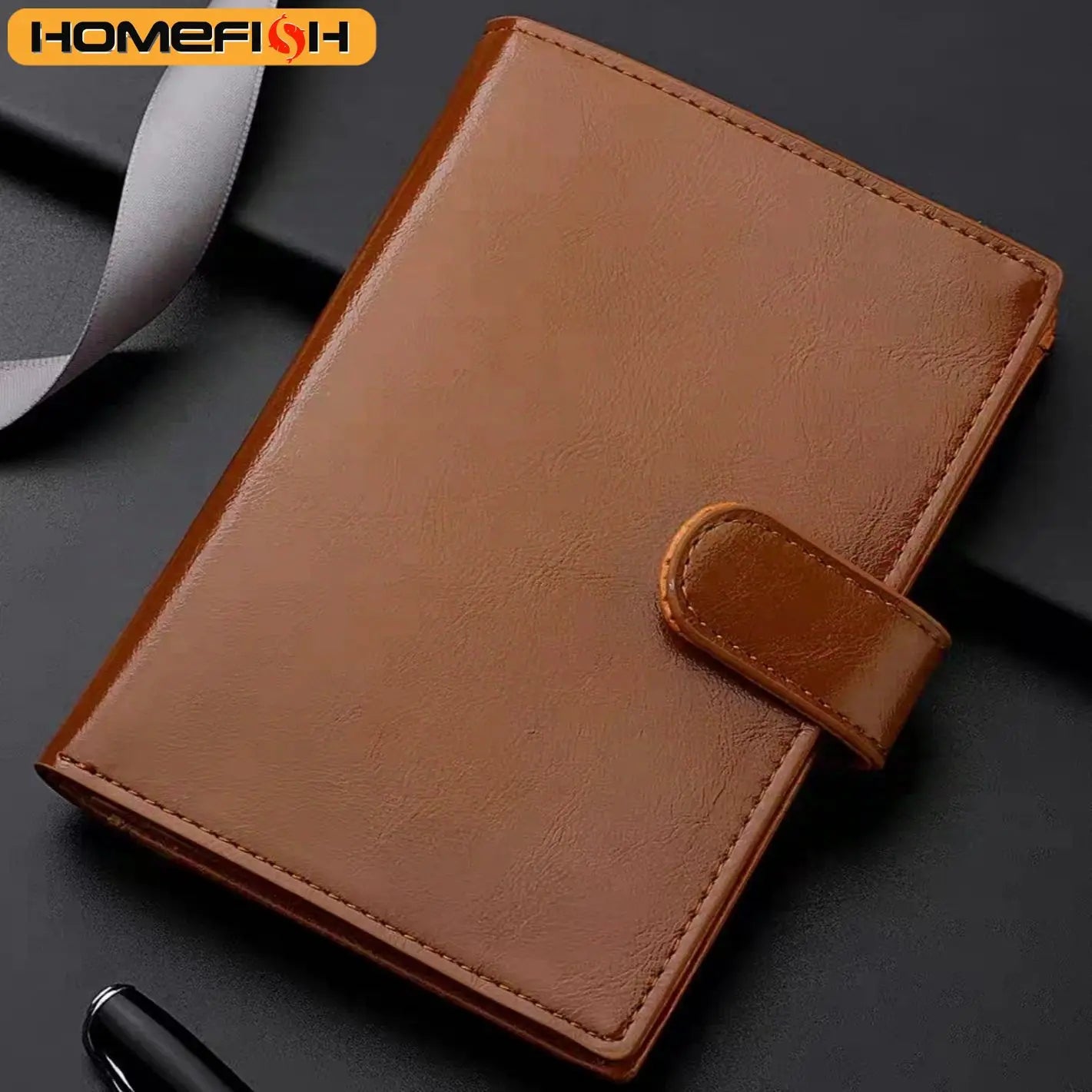 HOMEFISH Stylish Travel Passport Bag Multi-Card Card Holder Portable Multi-Function Men's Wallet