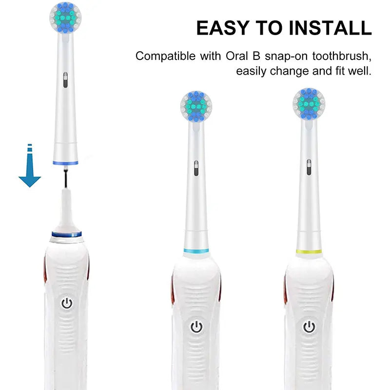 Replacement Toothbrush Heads Compatible with Oral B Professional Electric Brush Heads 1000 1500 3000 6000 7000 7500 8000