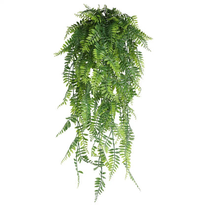90cm Persian fern Leaves Vines Home Room Decor Hanging Artificial Plant Plastic Leaf Grass Wedding Party Wall Balcony Decoration
