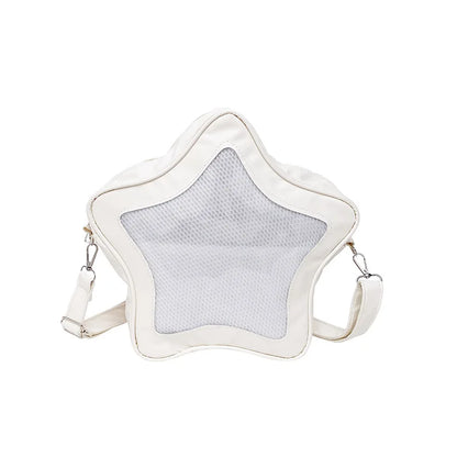 Japanese Style Minimalist Cute Aesthetic Shoulder Bag for Students Kawaii Crossbody Purse Street Fashion