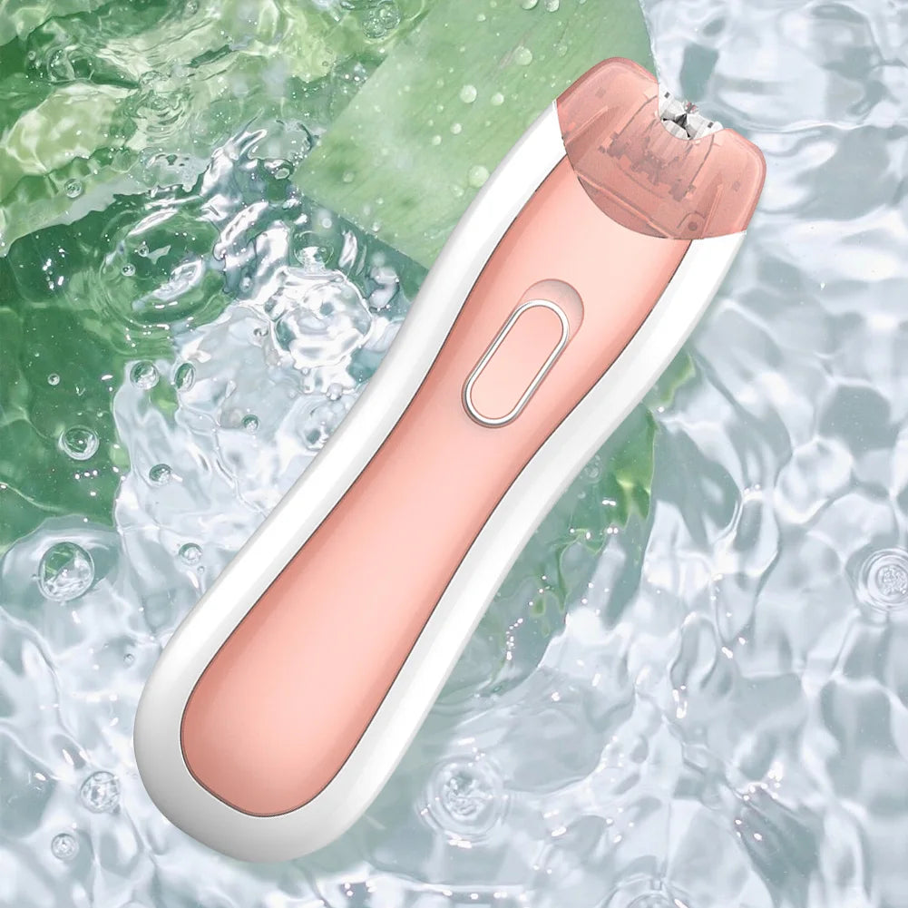 Women Painless Hair Trimmer Portable Armpit Leg Hair Removal Machine Smooth Glide Epilator for Facial Wholebody Home Use