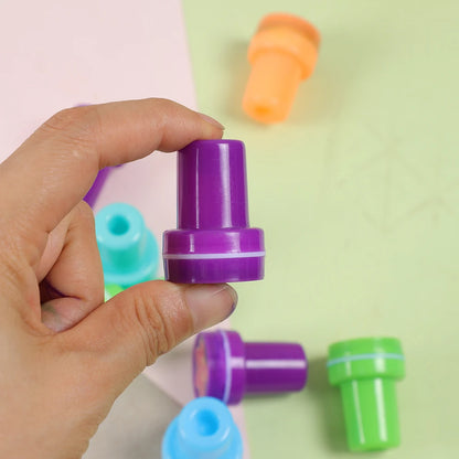 20pcs Assorted Stamps for Self-ink Stamps Toy anima Smiley Face Seal Scrapbooking DIY Painting Photo Album Decor ﻿