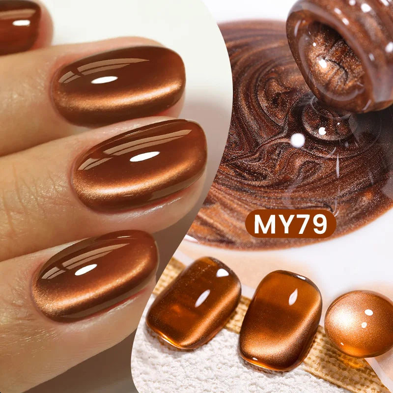 BORN PRETTY 10ml Brown Purple Black Red Cat Magnetic Gel Polish Manicure Soak Off UV Gel Nail Art Varnish Autunm Winter Nails