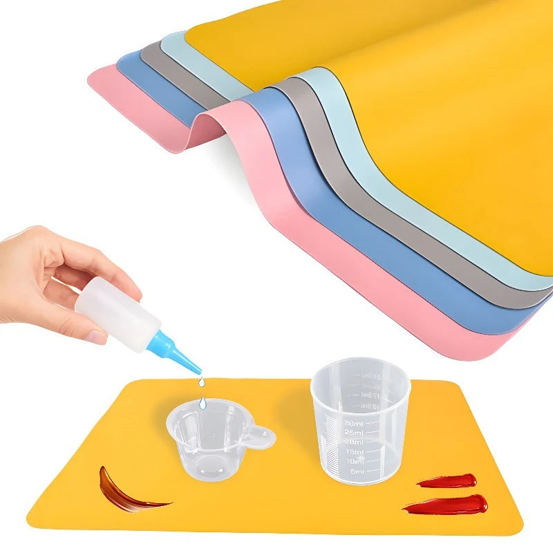 50X40/60X40cm Large Silicone Table Mat High Quality Waterproof Placemat Resin Pad for DIY Jewelry Making Accessories Baking Mat