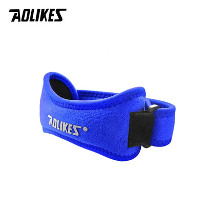 AOLIKES 1PCS Knee Patellar Tendon Knee Support Strape Brace Adjustable Shock Absorption Compression Knee Pad for Basketball
