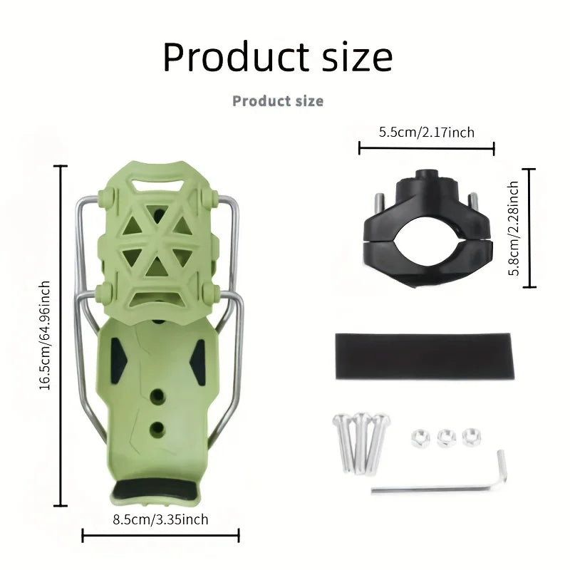 1 Set 360 Degree Adjustable Handlebar Cup Cage Universal Bike Motorcycle Water Bottle Holder For MTB Road Cycling ADV Motorbikes