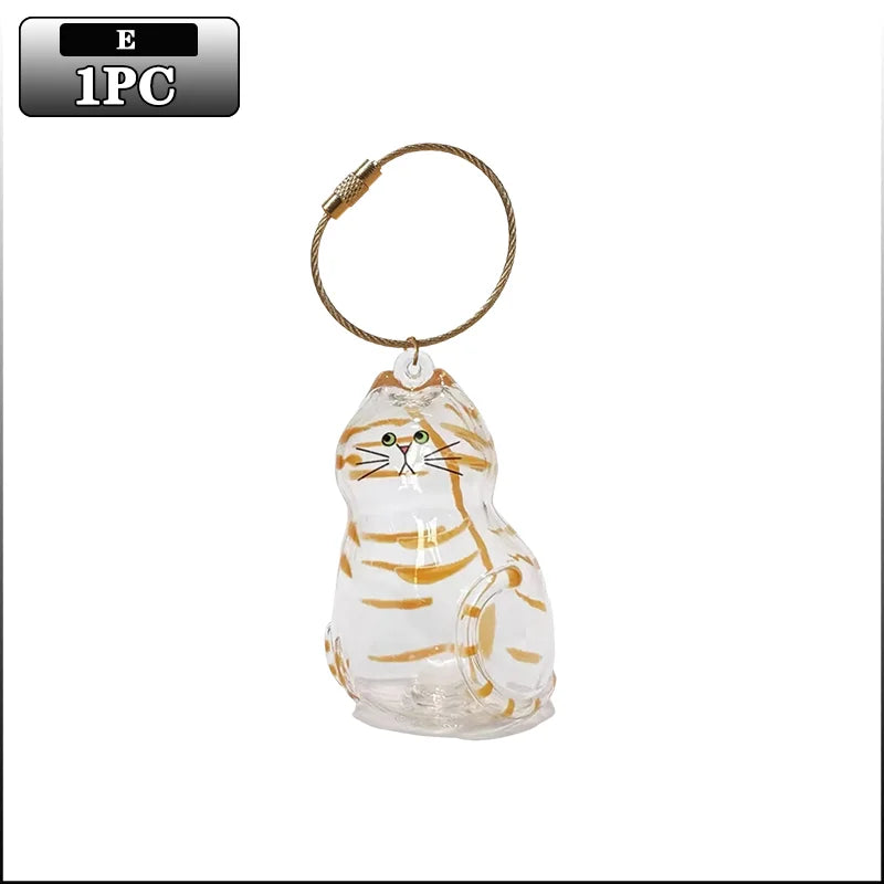 Pet Hair Keepsake Memorial Bottle for Cat Fur Transparent Storage Container for DIY Decoration Gift for Pet Lovers Home Display