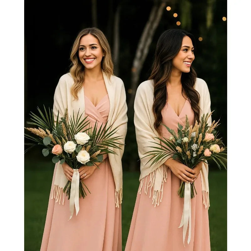 Soft Silky  Scarf for Women – Shawl Wrap for Evening Dresses, Bridesmaids, Weddings & Everyday Wear