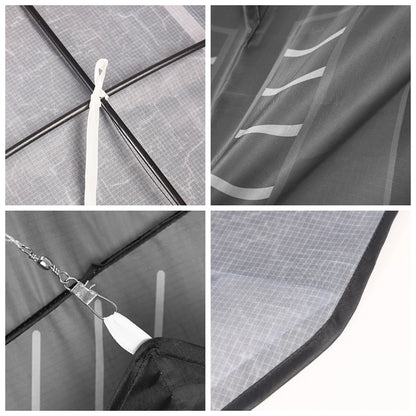 Yongjian 2m Aircraft Kite Delta Kite Suitable for Outdoor Camping with Large Adult Kites Beach Camping Activities