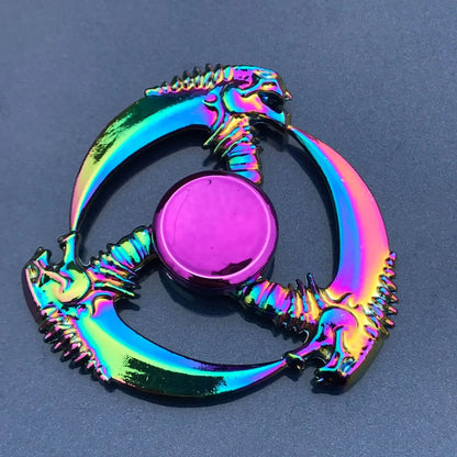 New Metal Fidget Spinner Toys AntiStress Alloy Finger Gyro R188 Fingertip Adult Hand Toy 60-65mm Fidget Spinner