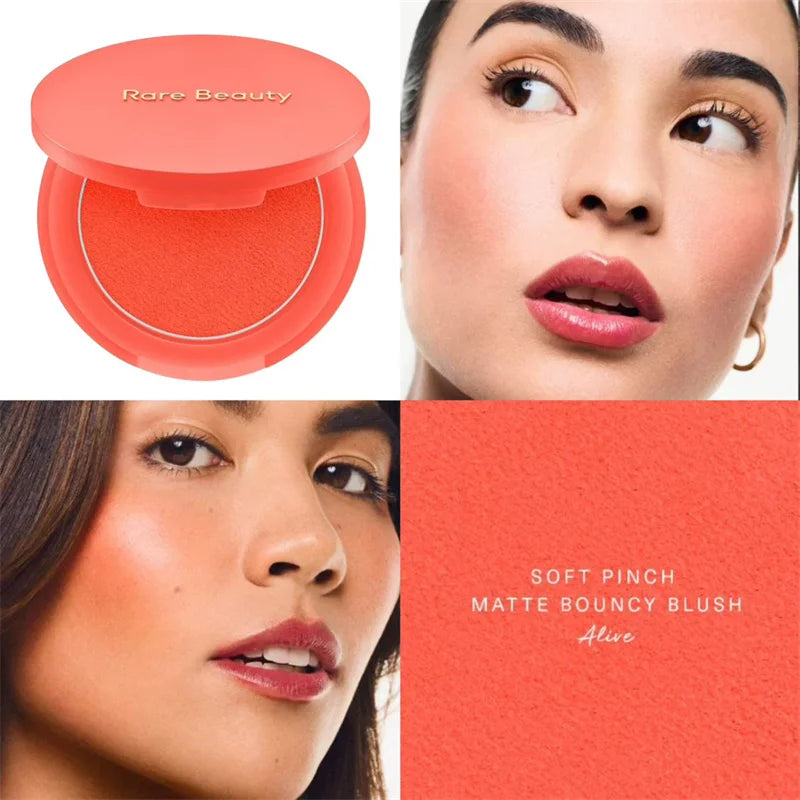 Rare Beauty Powder Blush Highlight Stick Highlighter Mirror Long-Lasting Glowing Natural Facial Makeup Modification Cosmetics