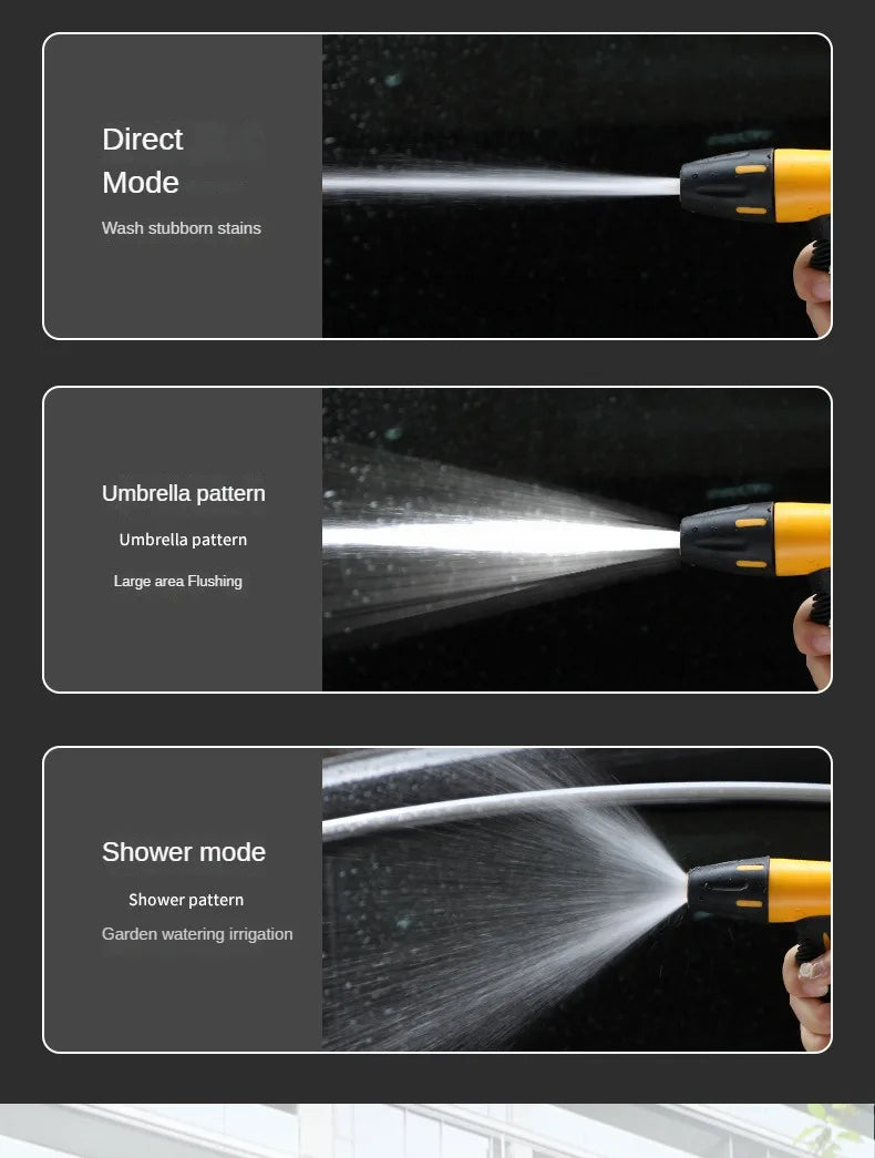 Telescopic Water Pipe with High-pressure Nozzle Car Washing Tool Set Extension Hose Water Hose for Pressure Cleaner