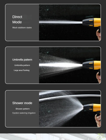 Telescopic Water Pipe with High-pressure Nozzle Car Washing Tool Set Extension Hose Water Hose for Pressure Cleaner