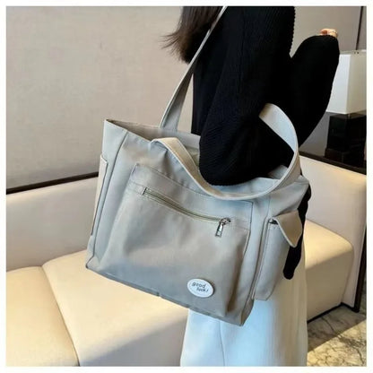 2025 Fashion Shoulder Bag for Women's Class Large Capacity Student Tote Bag  New Canvas Commuter Handbag Women Bag Eco Bag