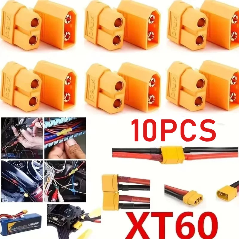 5 Pairs XT60 Connector XT60 Male Female Bullet Connectors Power Plugs for RC Lipo Battery Motor XT60 Drone Connectors