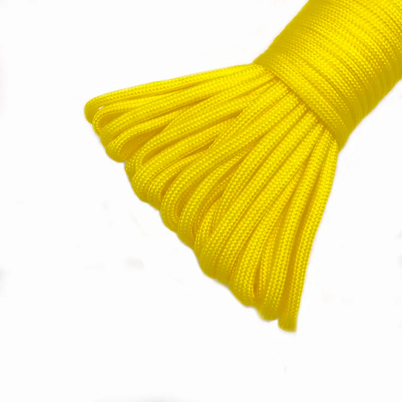4 Size Dia.4mm 7 Stand Cores Paracord 550 For Survival Parachute Cord Lanyard  Climbing Camping Rope Hiking Clothesline Bracelet